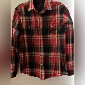 American Eagle Outfitters VTG Men’s Long Sleeve Plaid Button Down Shirt Medium